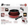 Battrinox Ideo set tepsija, 4 kom, crvena