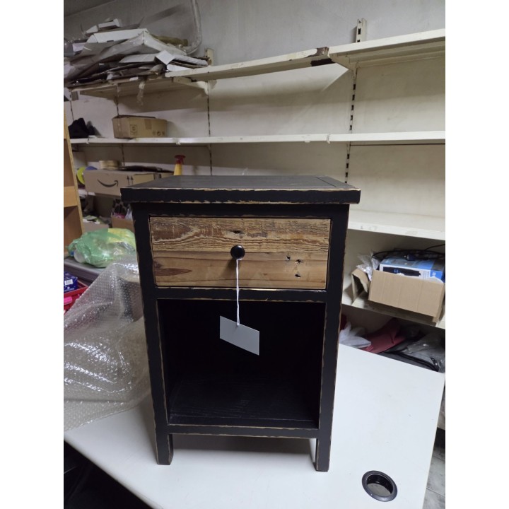 Noćni ormarić 41x36x62 cm – Drveni rustični stočić sa fiokom