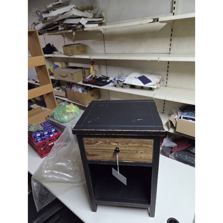 Noćni ormarić 41x36x62 cm – Drveni rustični stočić sa fiokom