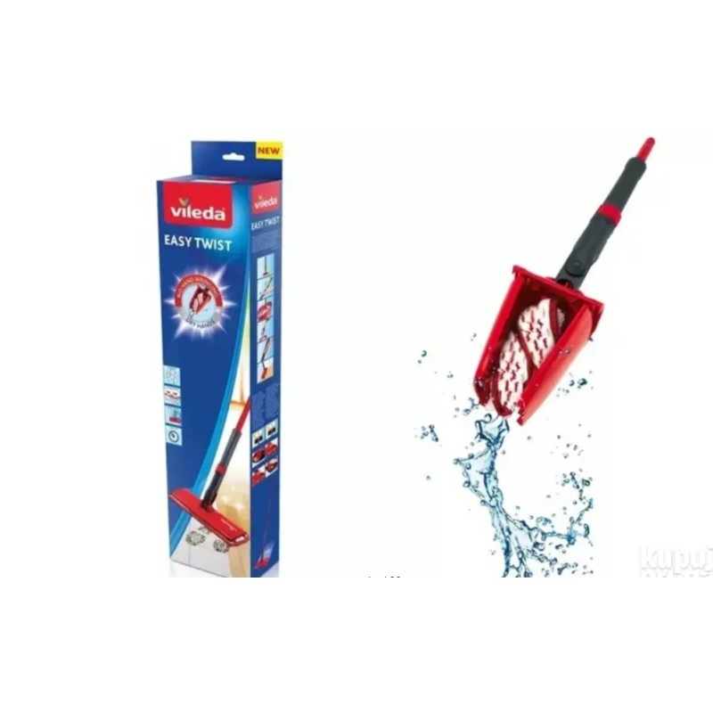 Vileda Easy Twist ravni mop sa dve krpe Vileda Easy Twist ravni mop sa dve krpe