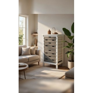 Komoda sa 10 fioka 45x36x90 cm – Drvena komoda