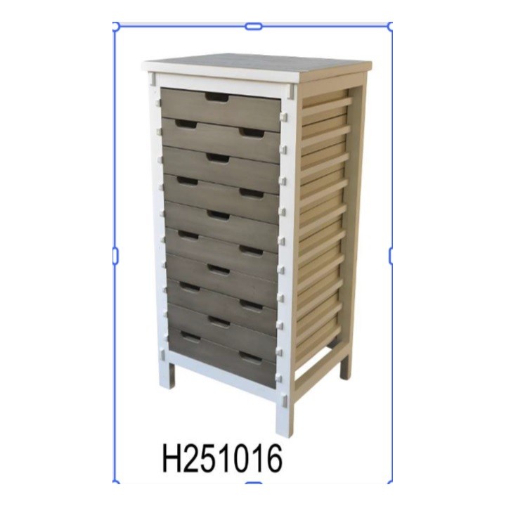 Komoda sa 10 fioka 45x36x90 cm – Drvena komoda