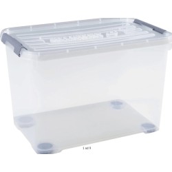 Curver Handy Box Plus 65L sa pokl. i točkov., 60x40x38.8 cm
