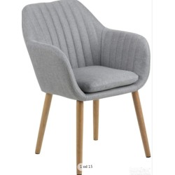Actona Emilia stolica, 83x57x59cm, Corsica tkaninahrast mas