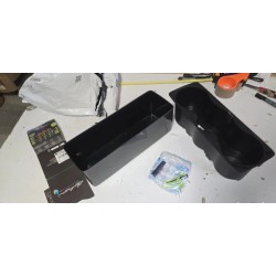 Lechuza Cube Glossy, 14x40x13.5cm, visoki sjaj, boja uglja