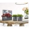 Lechuza Cube Glossy, 14x40x13.5cm, visoki sjaj, boja uglja