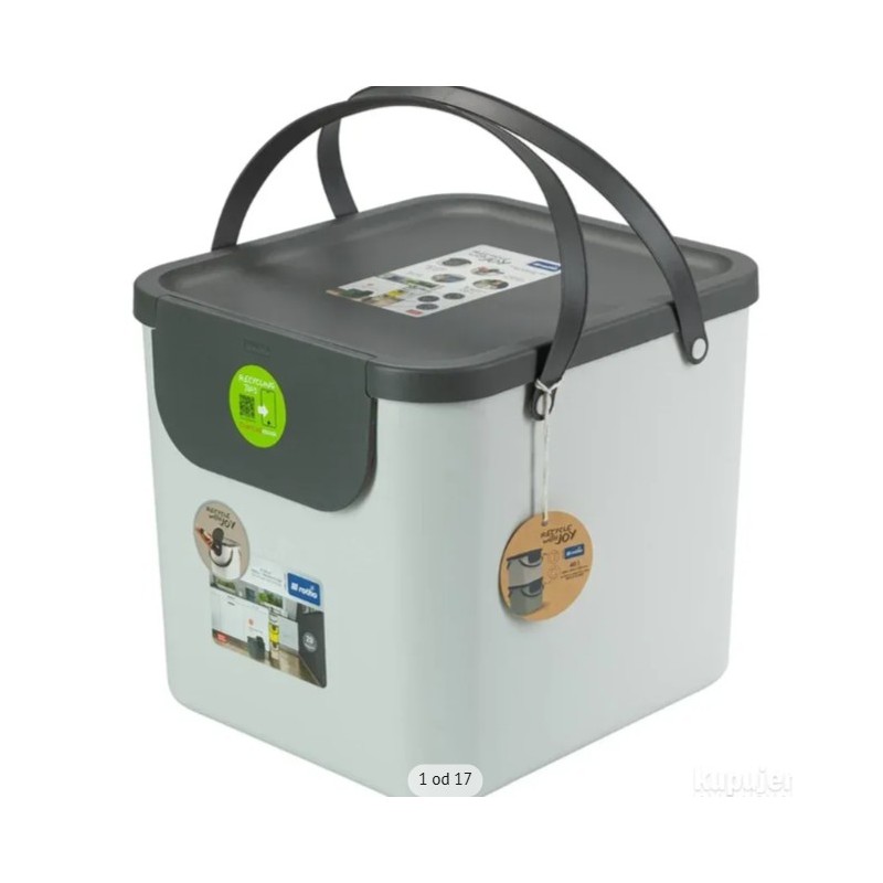 Rotho Albula kanta, 40 L, bela, 40 x 35.8 x 34 cm Rotho Albula kanta, 40 L, bela, 40 x 35.8 x 34 cm