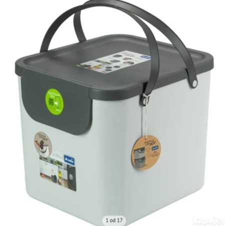 Rotho Albula kanta, 40 L, bela, 40 x 35.8 x 34 cm