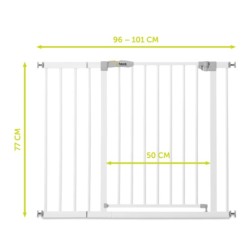 Hauck Stop N Safe 2 + 21cm ekstenzija, srebrna, 96-101 cm