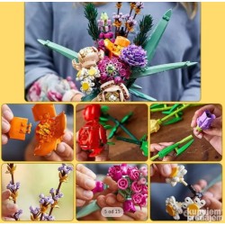 ukrasni buket Longing for Life Flower Bouquet kockice