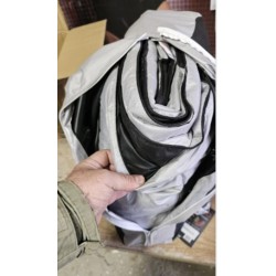 Jorgan 200x250cm, 90%gušč.perje/10%paperje,120g/m2,crna/siva