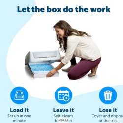 PetSafe ScoopFree samočisteći WC za mačke sa poklopcem,2.gen