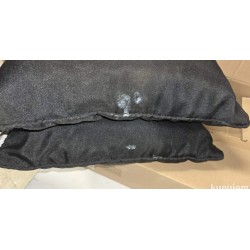 Douceur d'Interieur set od 2 ukrasna jastuka 40x40cm, crna
