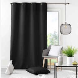 Douceur d'Interieur set od 2 ukrasna jastuka 40x40cm, crna