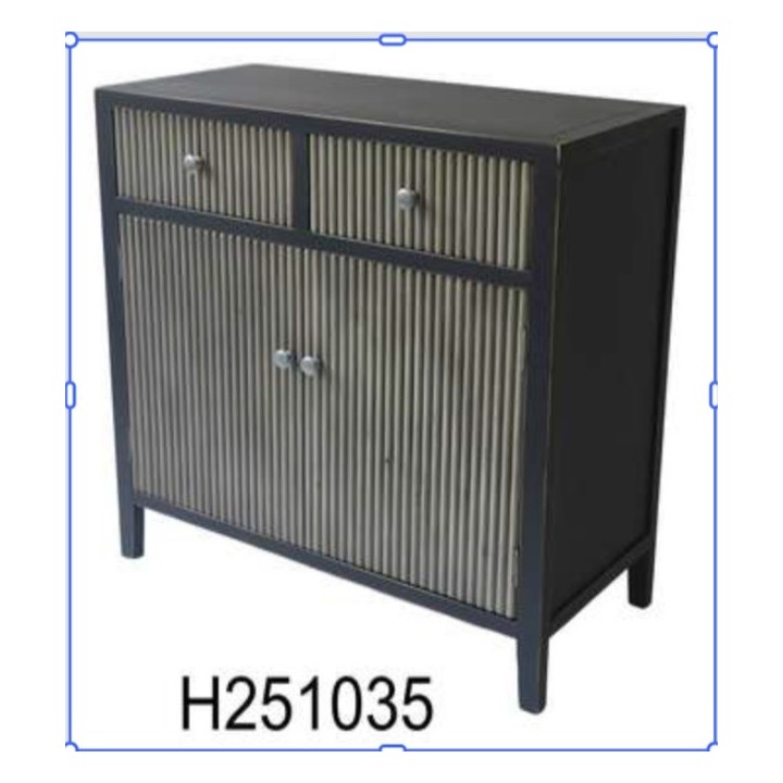 Komoda sa vratima i fiokama 76x36x75.5 cm – Drvena komoda moderan dizajn