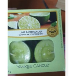 Yankee Candle Lime & Coriander 12 x 9,8 g