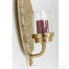 Kare Design Leaf Gold zidni svećnjak,56x25x17 cm, polomljen
