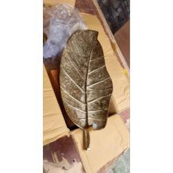 Kare Design Leaf Gold zidni svećnjak,56x25x17 cm, polomljen