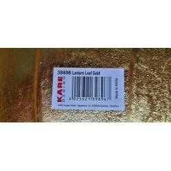 Kare Design Leaf Gold zidni svećnjak,56x25x17 cm, polomljen