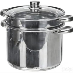 Crealys Olympe lonac za pastu, nerđ.čelik, prečnik 24cm, 8 L
