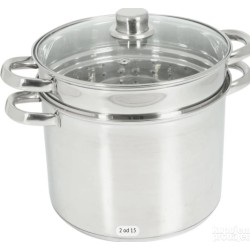 Crealys Olympe lonac za pastu, nerđ.čelik, prečnik 24cm, 8 L