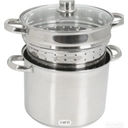 Crealys Olympe lonac za pastu, nerđ.čelik, prečnik 24cm, 8 L
