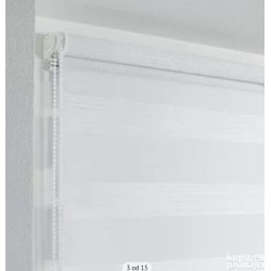 Douceur d'interieur zebra roletna, bela,120x180cm, poliester