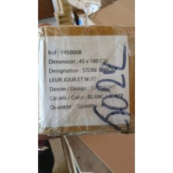 Douceur d'interieur zebra roletna, bela,45x180cm, poliester