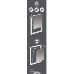 Douceur d'interieur zebra roletna, bela,45x180cm, poliester