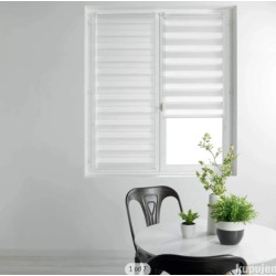 Douceur d'interieur zebra roletna, bela,45x180cm, poliester