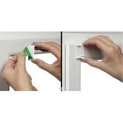 Gardinia Easy Fix Thermo, 100x150 cm, plava, poliester