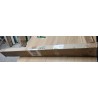 Dupla garnišna, srebrna, aluminijum, 240 cm (2x120 cm)