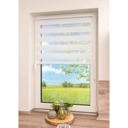 Khome Madrid Klemmfix zebra roletna, 70x150cm, bela