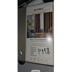 Woltu neprozirna  zavesa 250g/m2,pesak,135x175cm P118