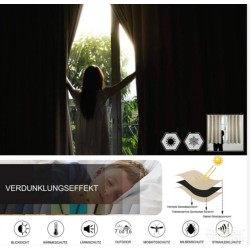Woltu neprozirna  zavesa 250g/m2,pesak,135x175cm P118