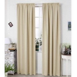 Woltu neprozirna  zavesa 250g/m2,pesak,135x175cm P118