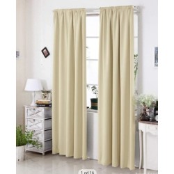 Woltu neprozirna  zavesa 250g/m2,pesak,135x175cm P118